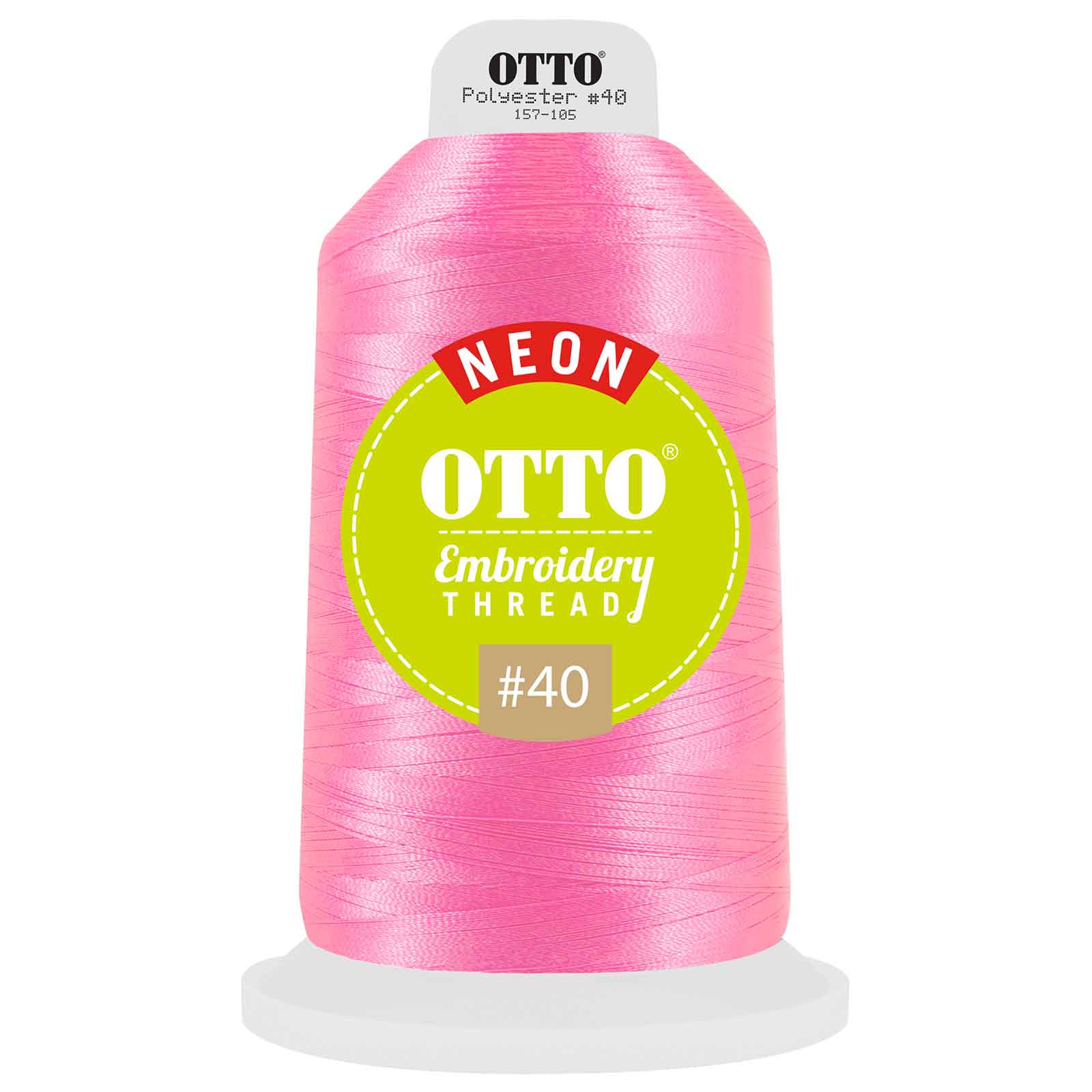 OTTO Embroidery Neon Thread #40 5,500 yd. King Cone 26