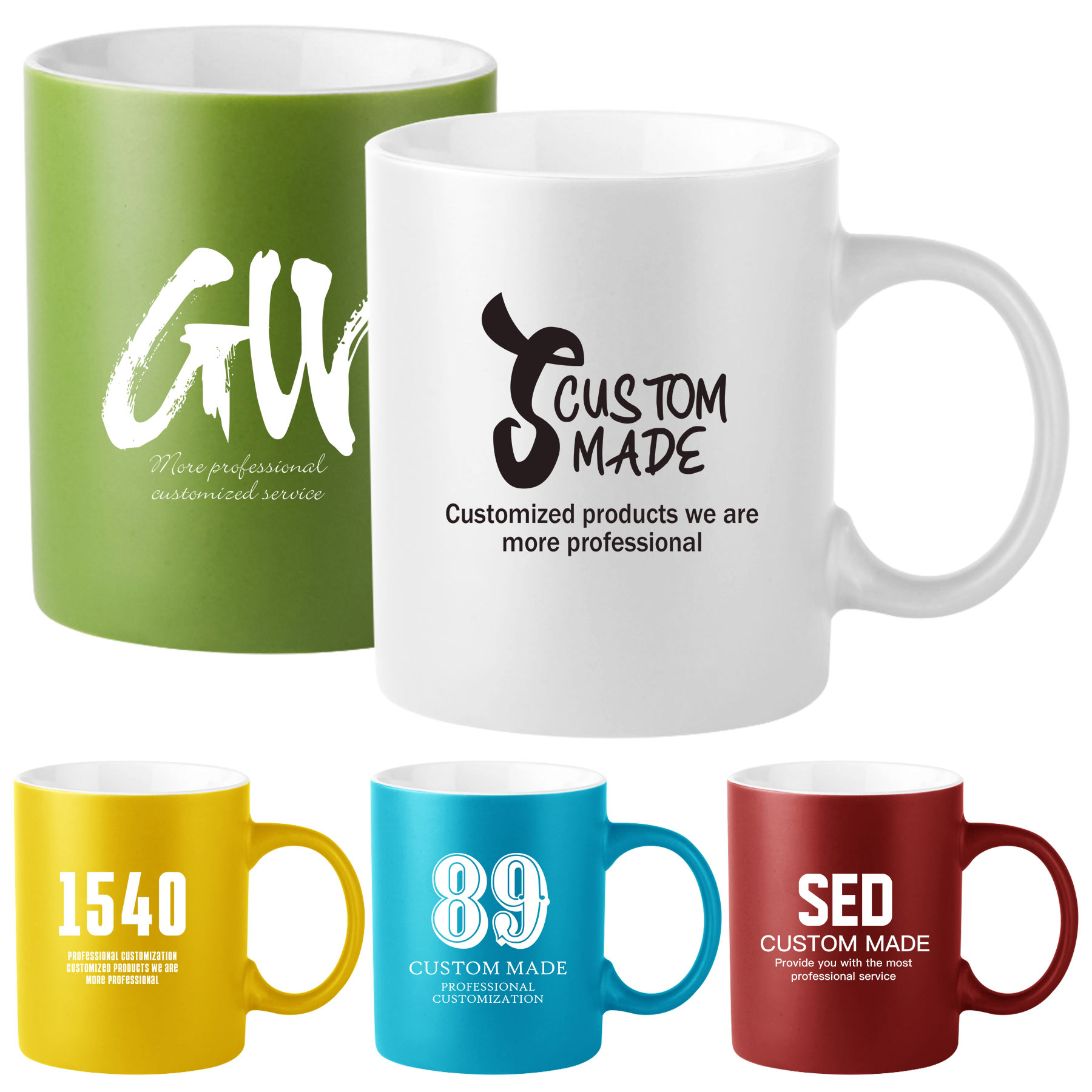 11 oz Ceramic Mug with Handles 1