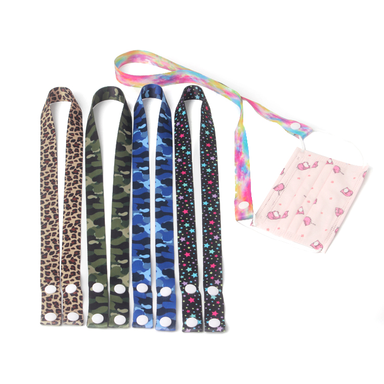 Dye Sublimated Lanyard Mask Holder Clip 1