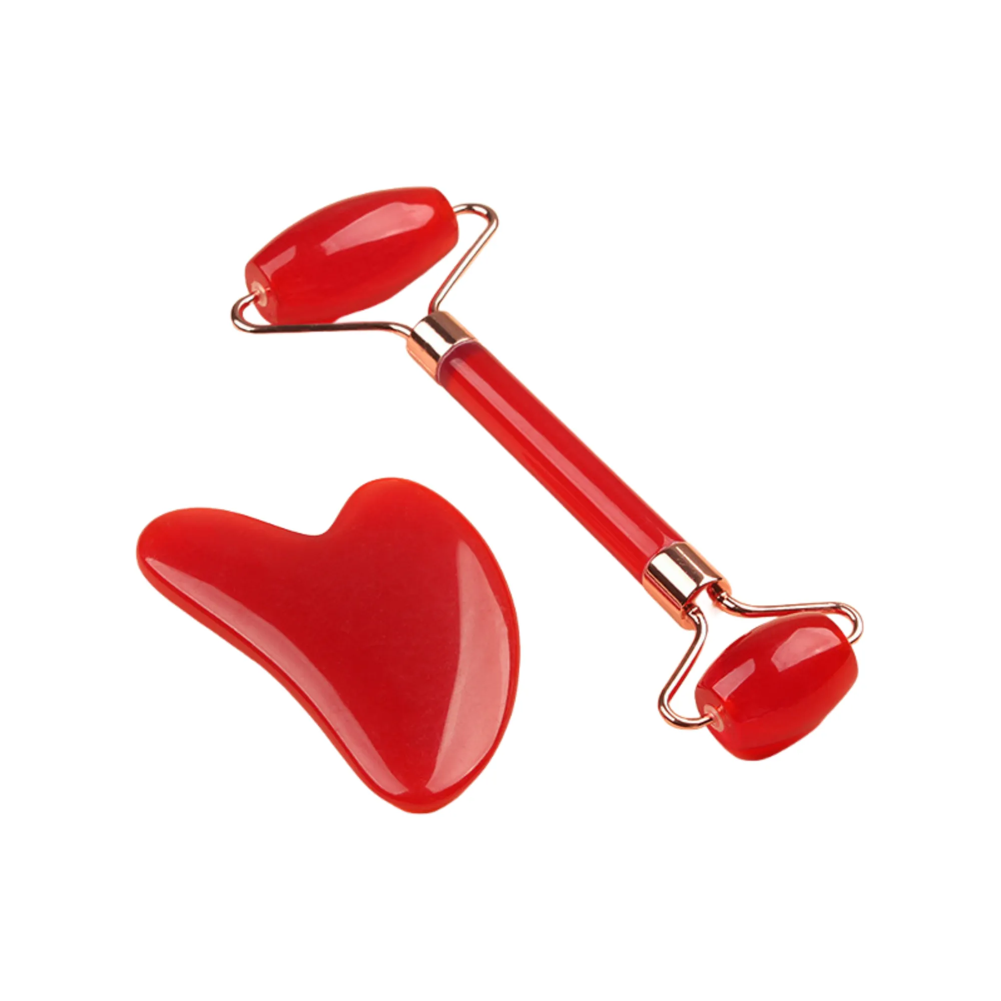 Facial roller and gua sha massager set 5