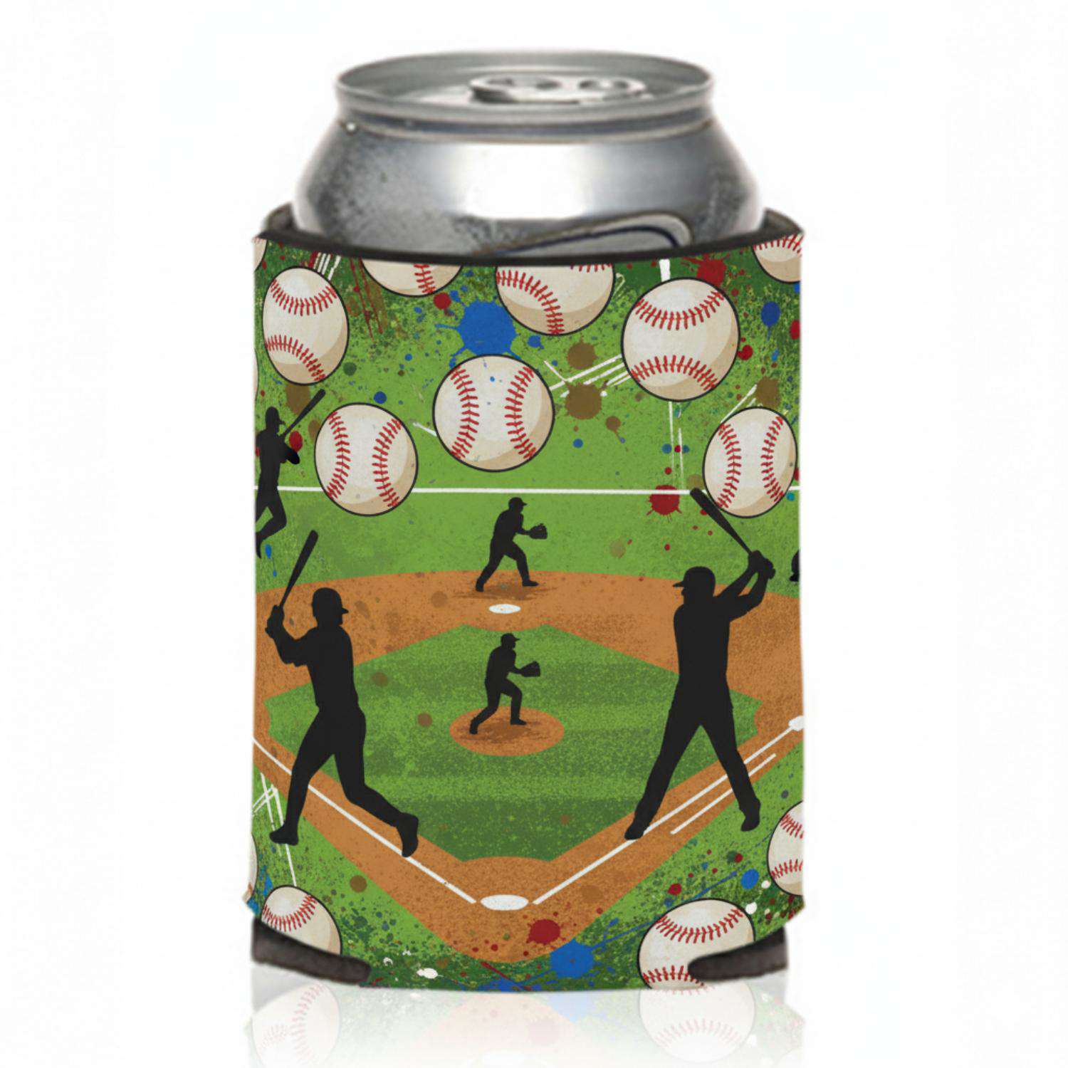 USA Made Sublimation Collapsible Foam Can Cooler 1