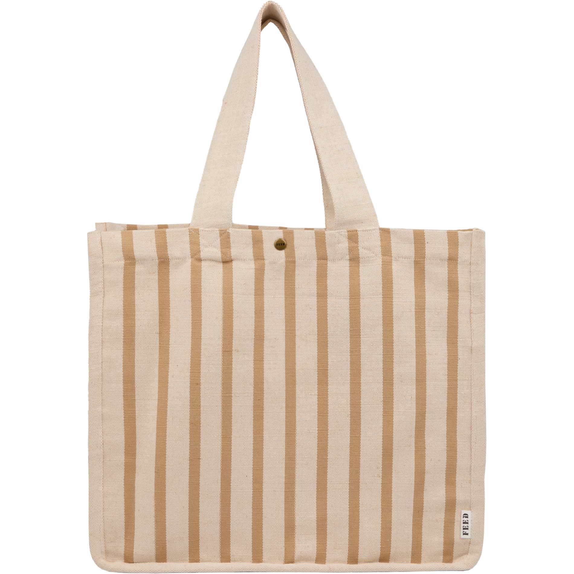 FEED Cotton and Jute Striped Tote 46