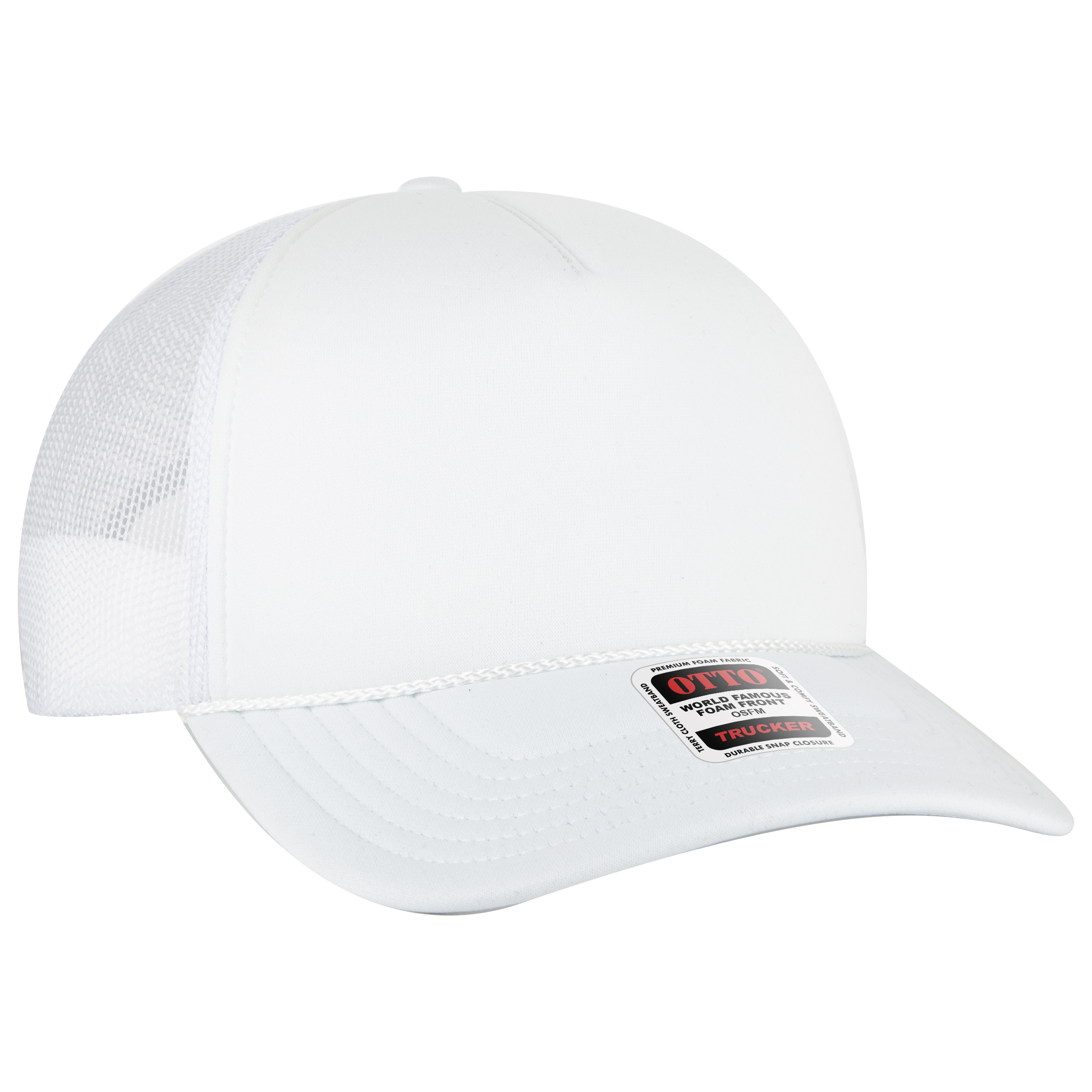 OTTO CAP® 5 Panel Low Profile Mesh Back Trucker Hat 3