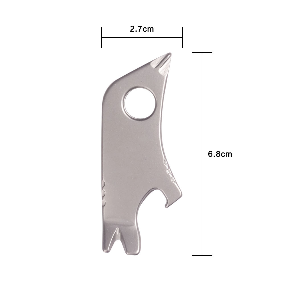 Multi-function 7-in-1 Mini Bird Crowbar Bottle Opener 4