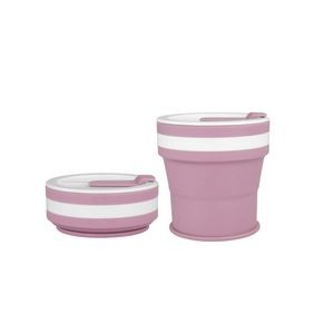 100ml Silicone Collapsible Cup With Clear Lid And Handle 27