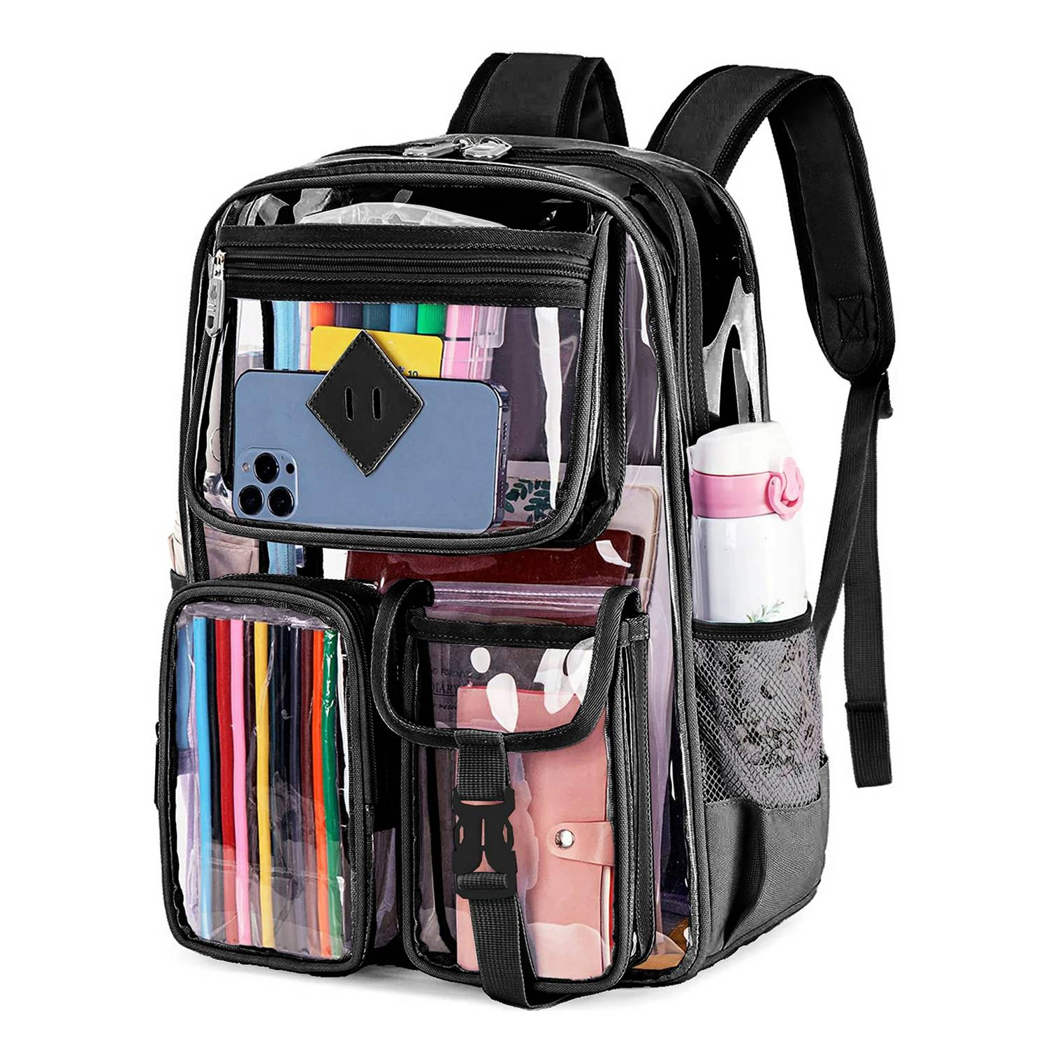 Large Capacity PVC Clear Backpack 4