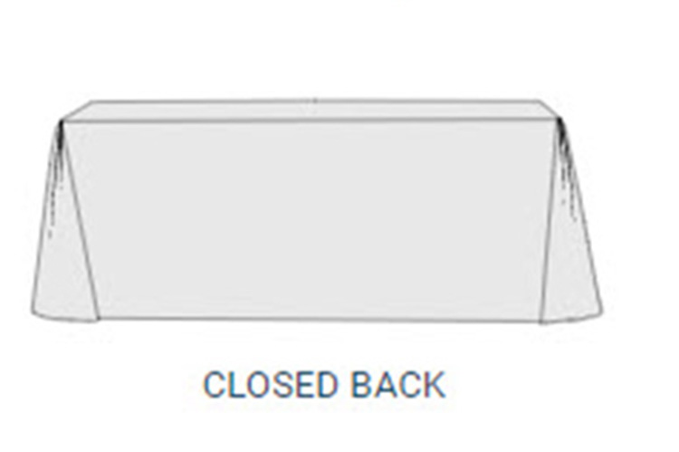 8ft Eco-Friendly Sustainable Fabric Non-Fitted Table Cover 2