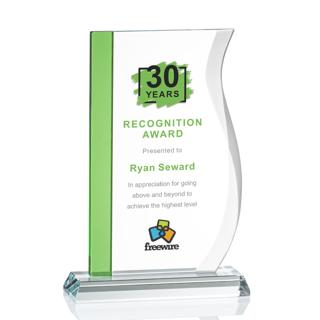 Burbank VividPrint™ Award - Green 4