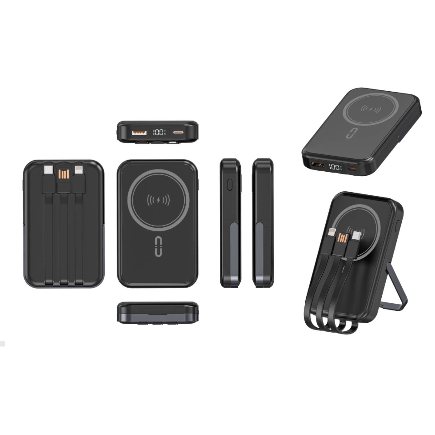 Digital Display Magnetic Wireless Power Bank 7