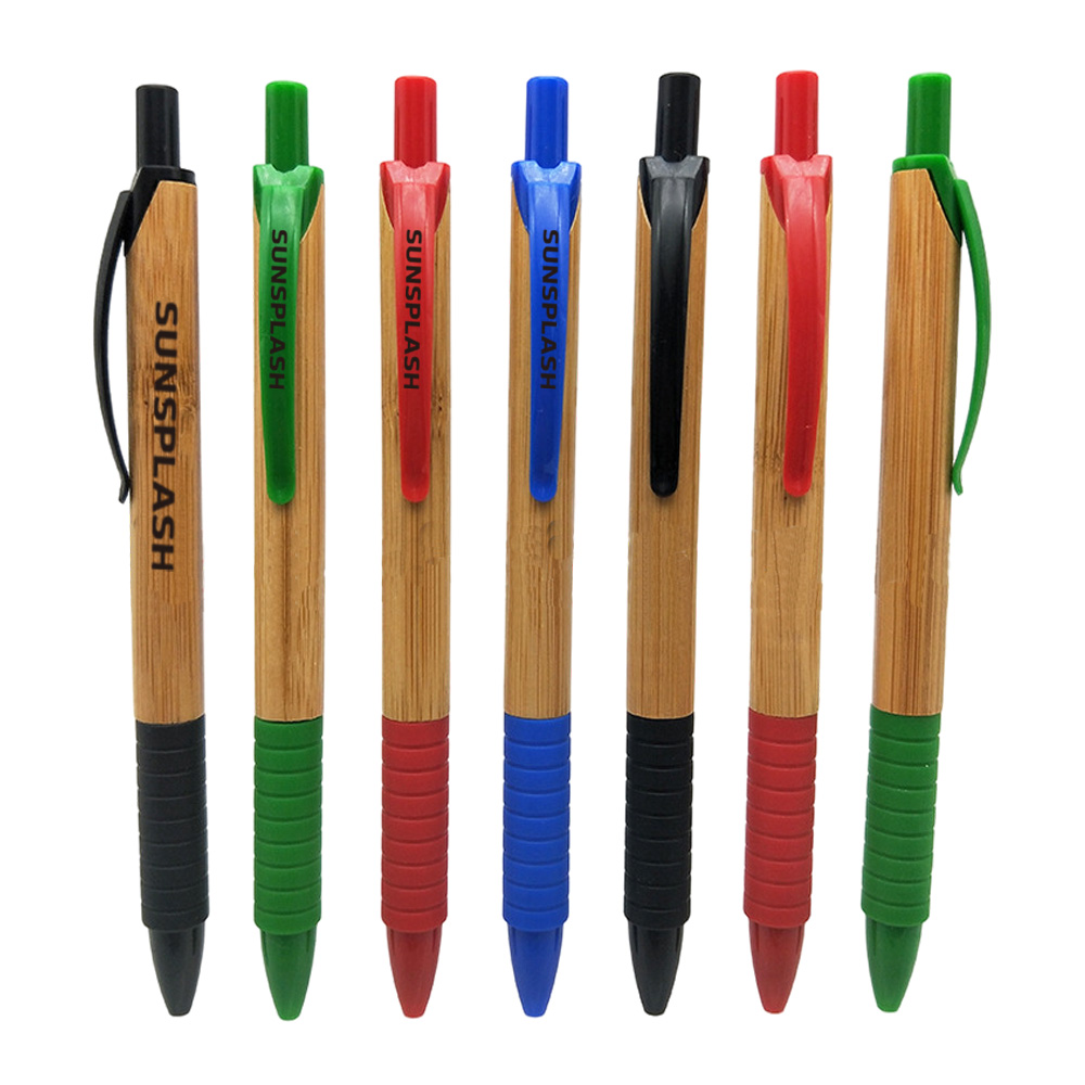 Premium Multicolor Bamboo Ballpoint Pen 1