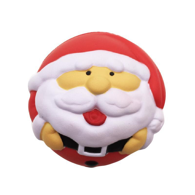 2.75" PU Foam Christmas Santa Claus Stress Reliever Ball 2