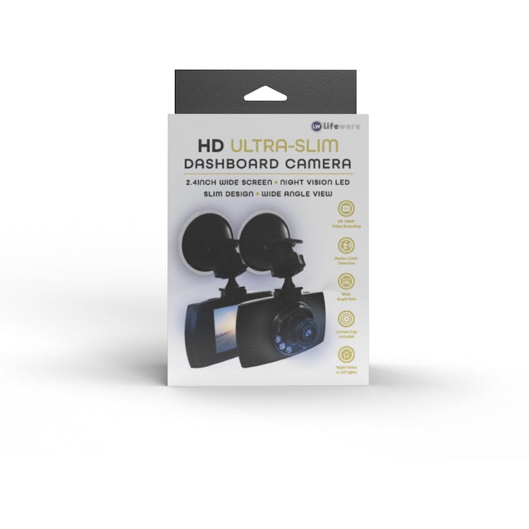 Wide Angle HD Dash Cams - Slim Design Night Vision 1