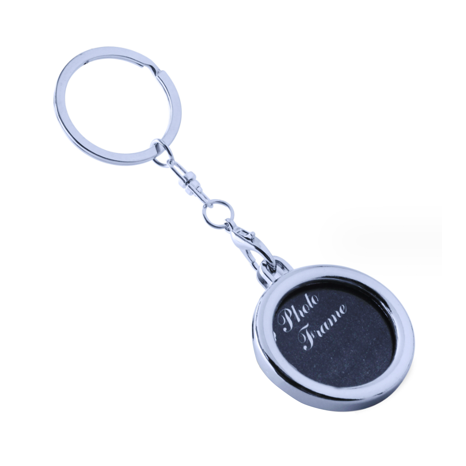 Mini Round Metal Keychain 3
