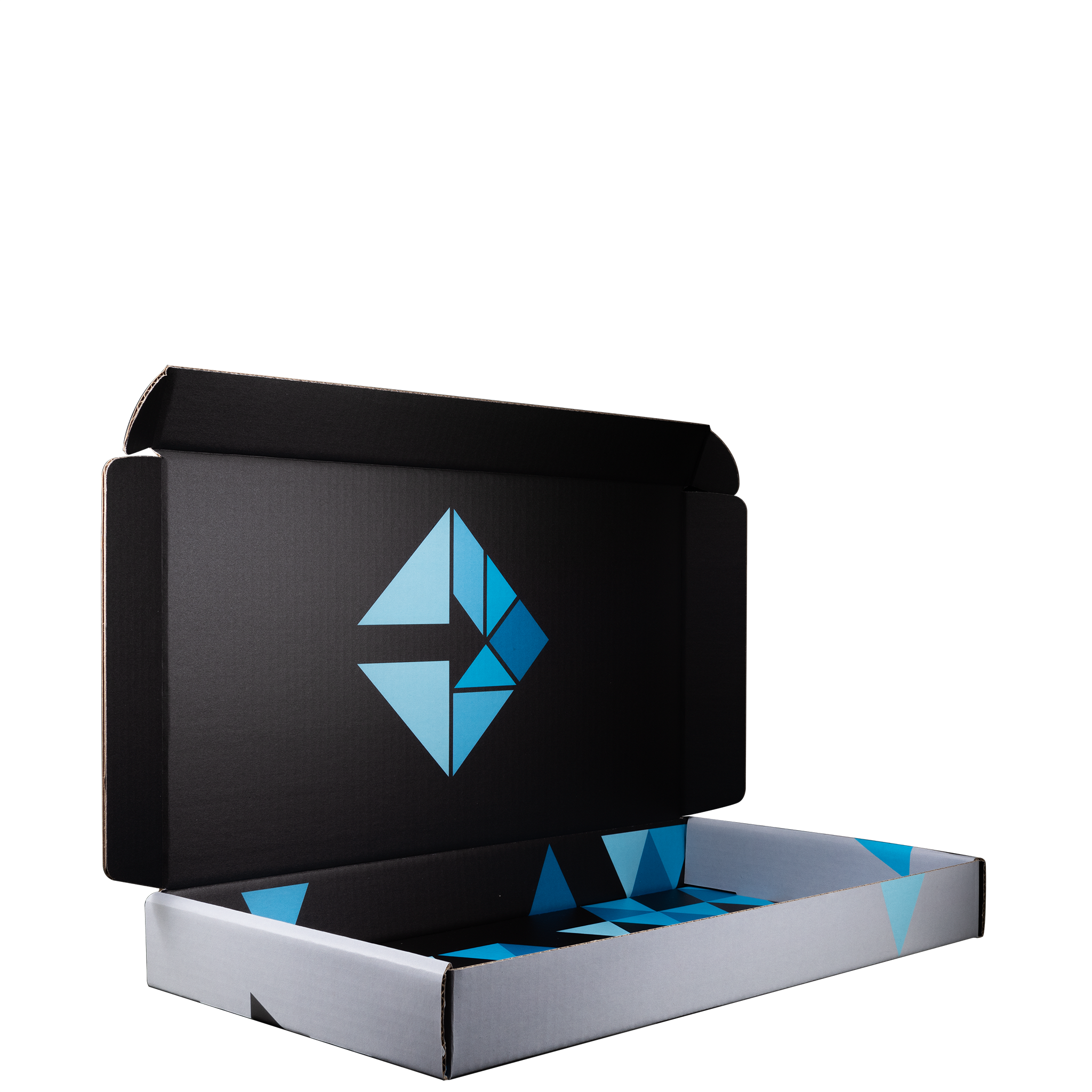 Mailing Box, B-Flute18" x 10" x 2" - White - D - 360 sq in 2