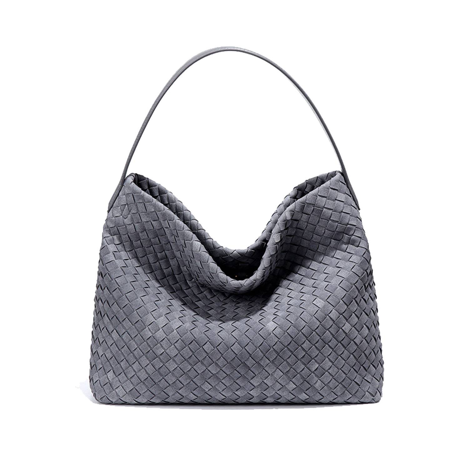 Vintage PU Leather Tote Bag w/ Detachable Strap 1