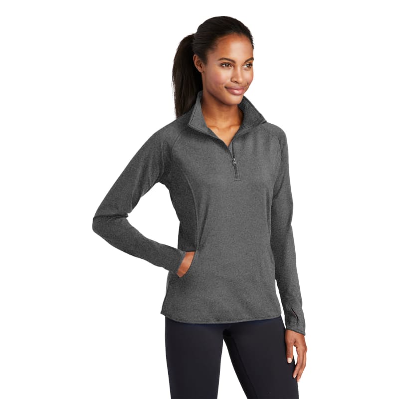 Sport-Tek Women's Sport-Wick Stretch 1/4-Zip Pullover. 50