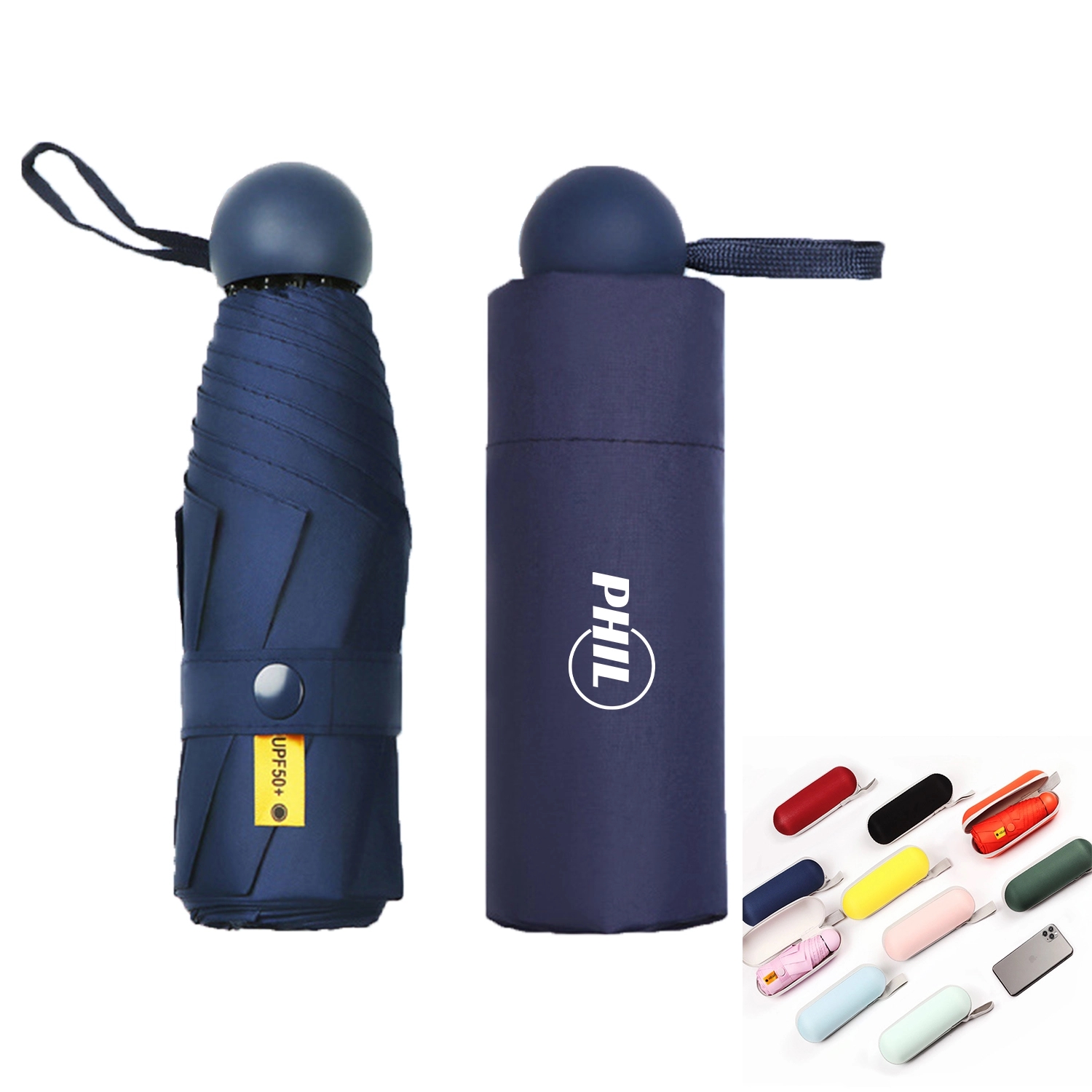 Mini Umbrella With Cute Capsule Case 1