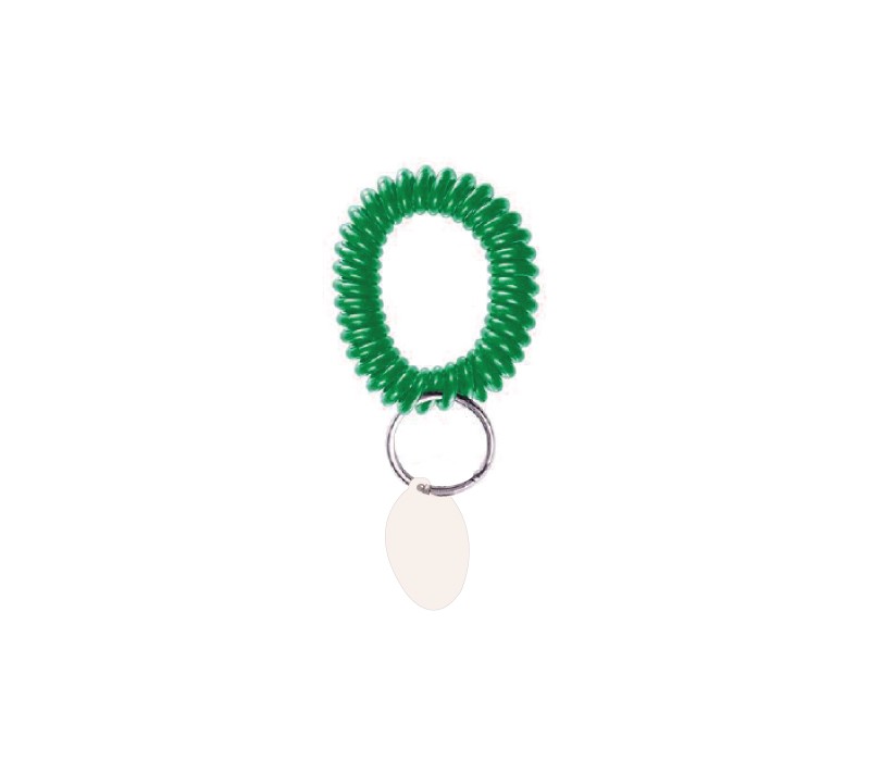 Coil Bracelet Key Tag 2