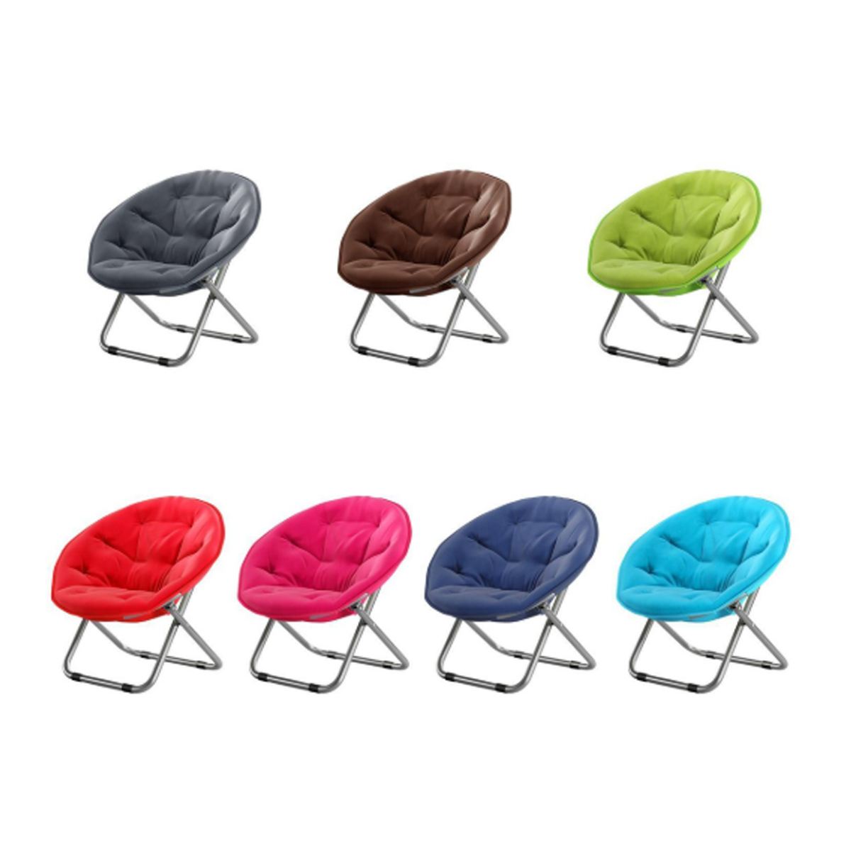 Comfortable Folding Padded Moon Chair for Lounging 6