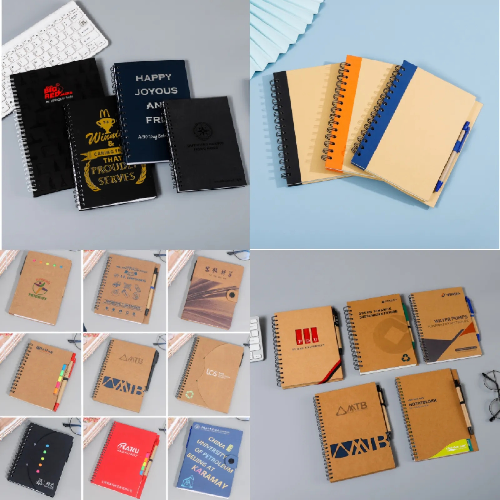 A5 Eco Friendly Spiral Notebook 4