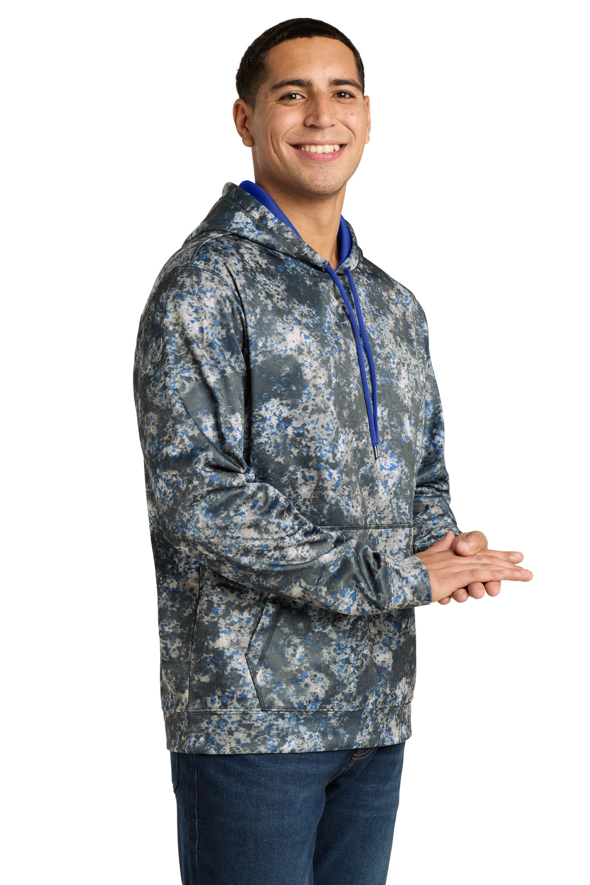 Sport-Tek Sport-Wick Mineral Freeze Fleece Hooded Pullover. ST230 12