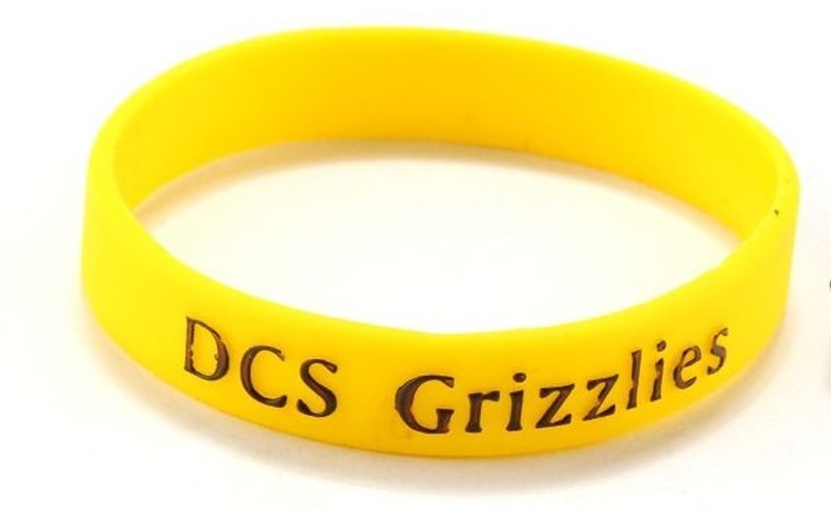 Embossed Silicone Wristband 2