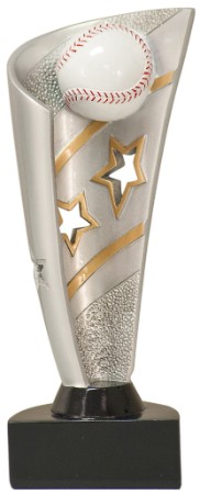 Baseball Banner Resin Award 7" 1
