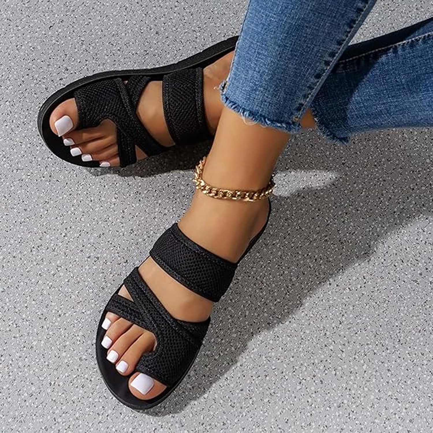 Breathable Mesh Slide Sandals for Women 4