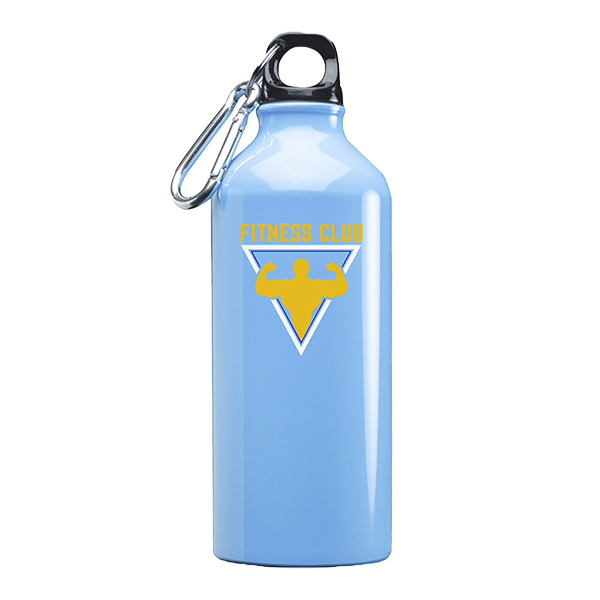 Aluminum Sports Water Bottle - Carabiner, 20 oz.