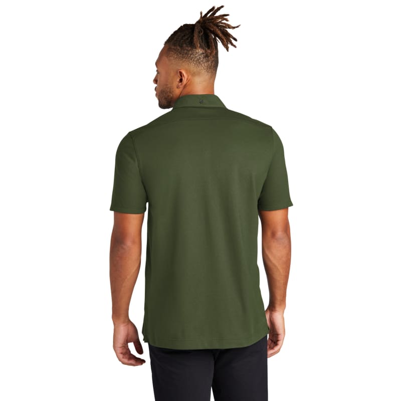 Mercer+Mettle Stretch Pique Full-Button Polo 22