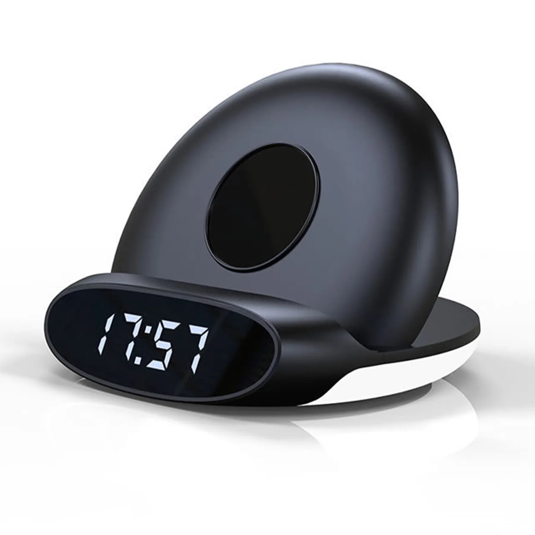 15W Multifunction Night Light Wireless Charger W/ Clock 1