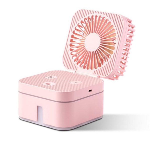 Mini USB Desk Fan with Humidifier 4