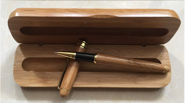 Executive Wooden Rollerball Pen Set 3