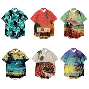 Short Sleeve Men Hawaiian Shirts 2