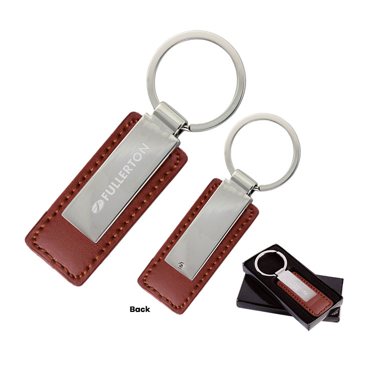 Leatherette with Rectangular Metal Key Tag - Close Out 6