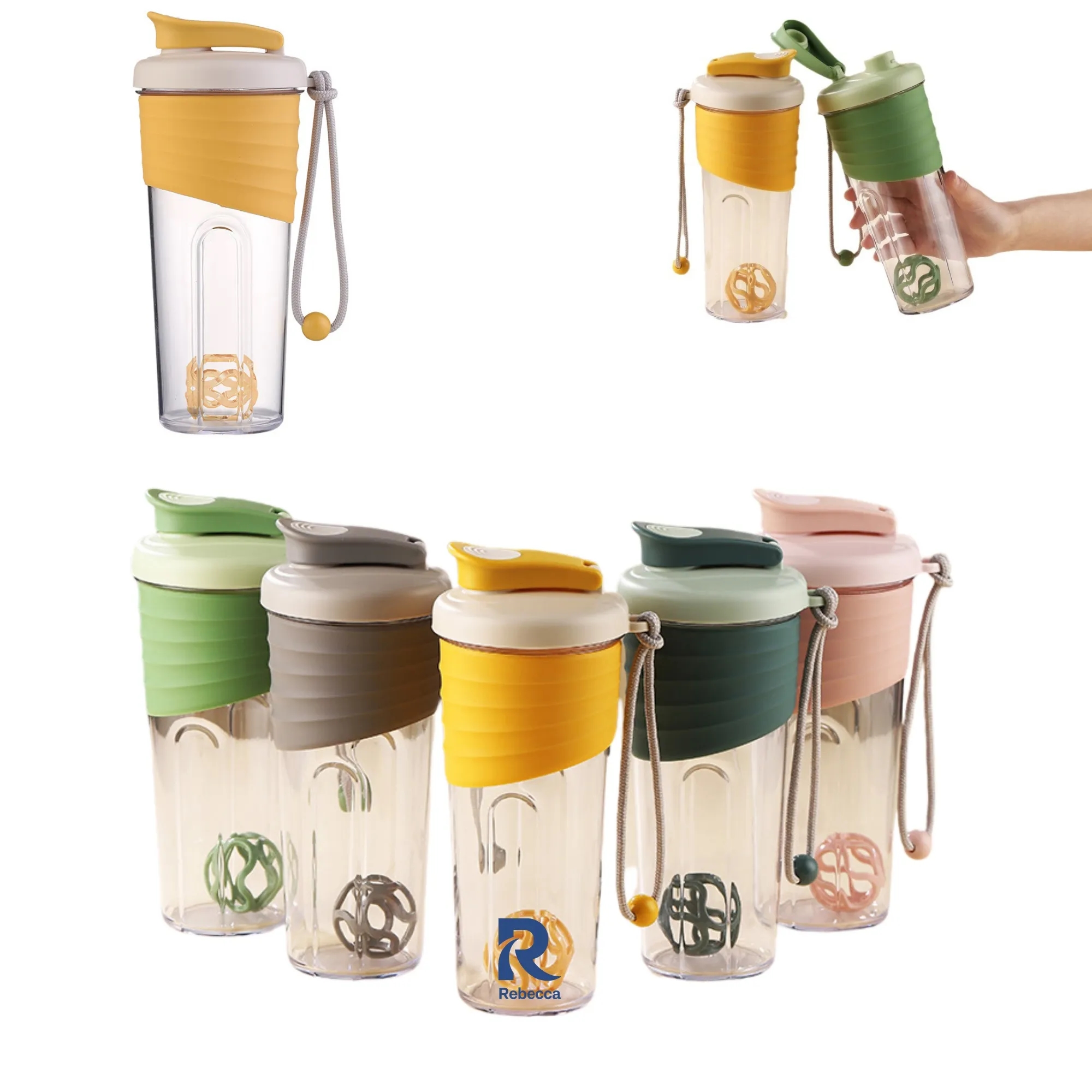 Customized protein powder shaker cup