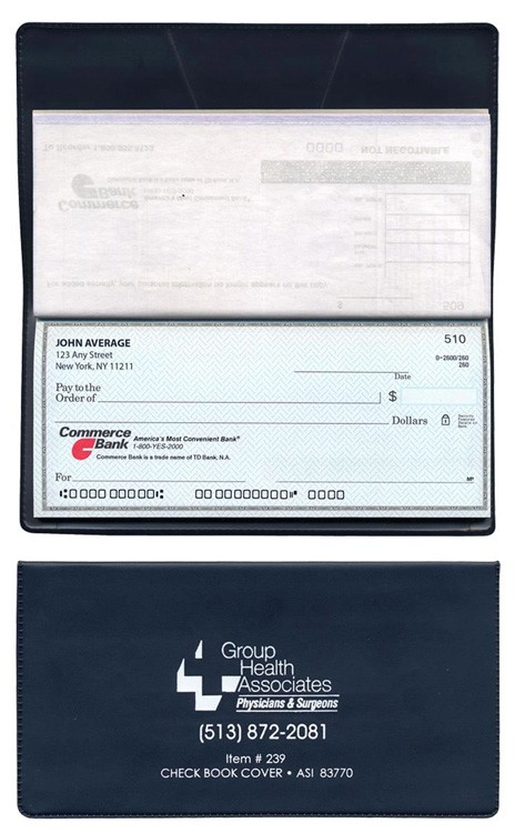 Standard Vinyl Checkbook Cover 3