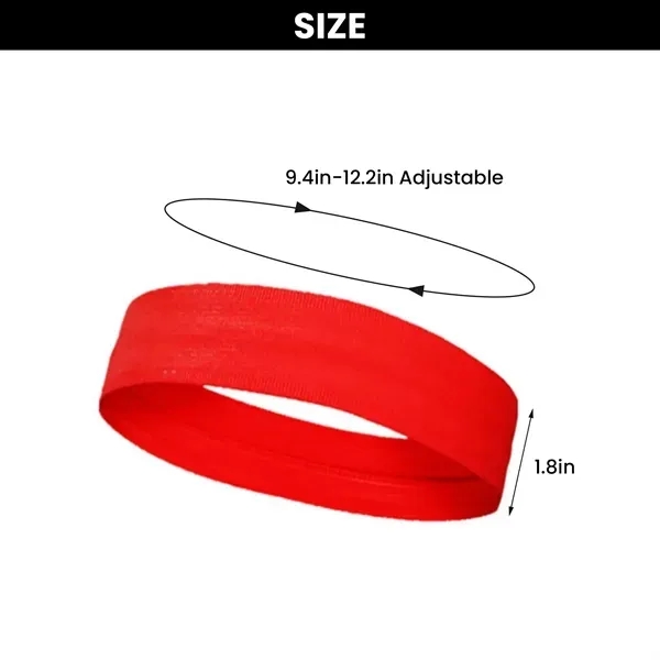 Anti-Slip Moisture-Wicking Athletic Headband 13
