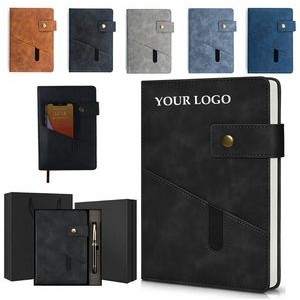 Leather Notebook Gift Set 3