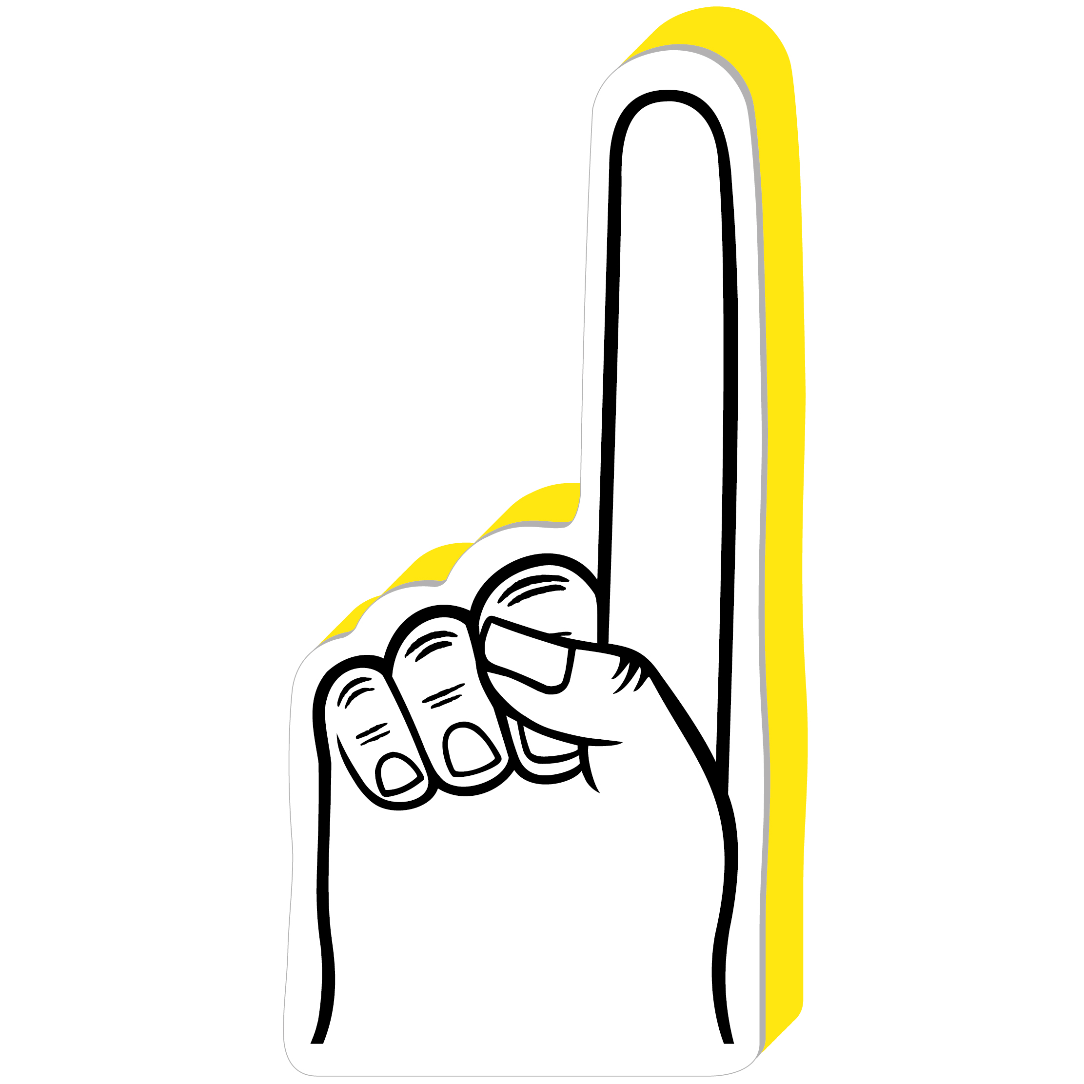 16" Signature Foam Hand 7