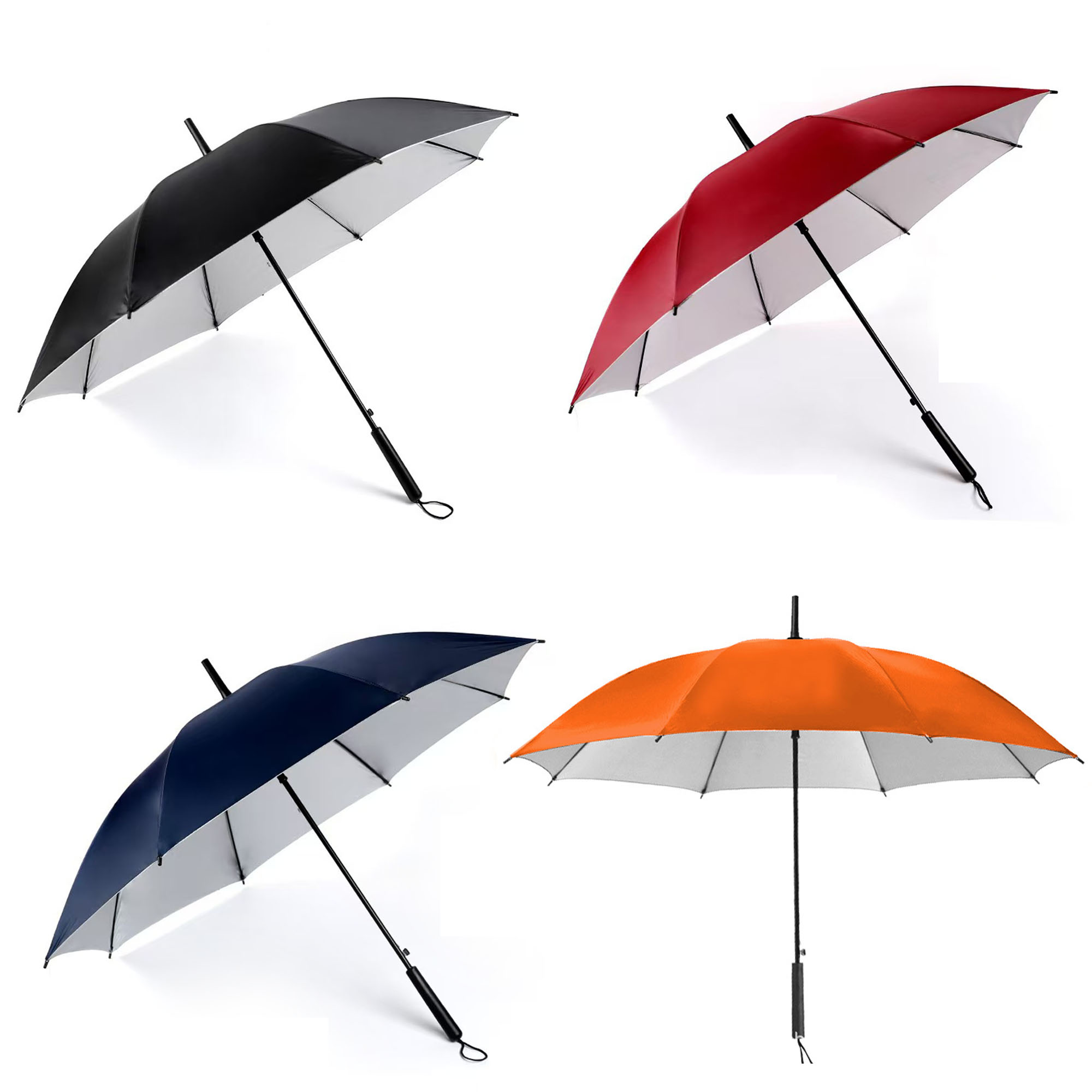 MOQ10 39.37" Golf Umbrella Windproof Auto Open 3