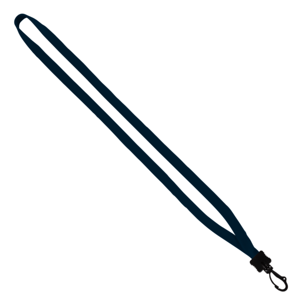 1/2" Cotton Lanyard with Plastic Clamshell & Swivel Snap Hook 31