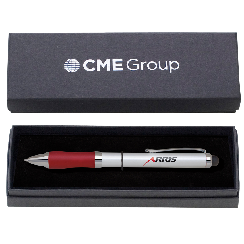 Single Pen Set Cardboard Box with Stylus-420 Pens 1