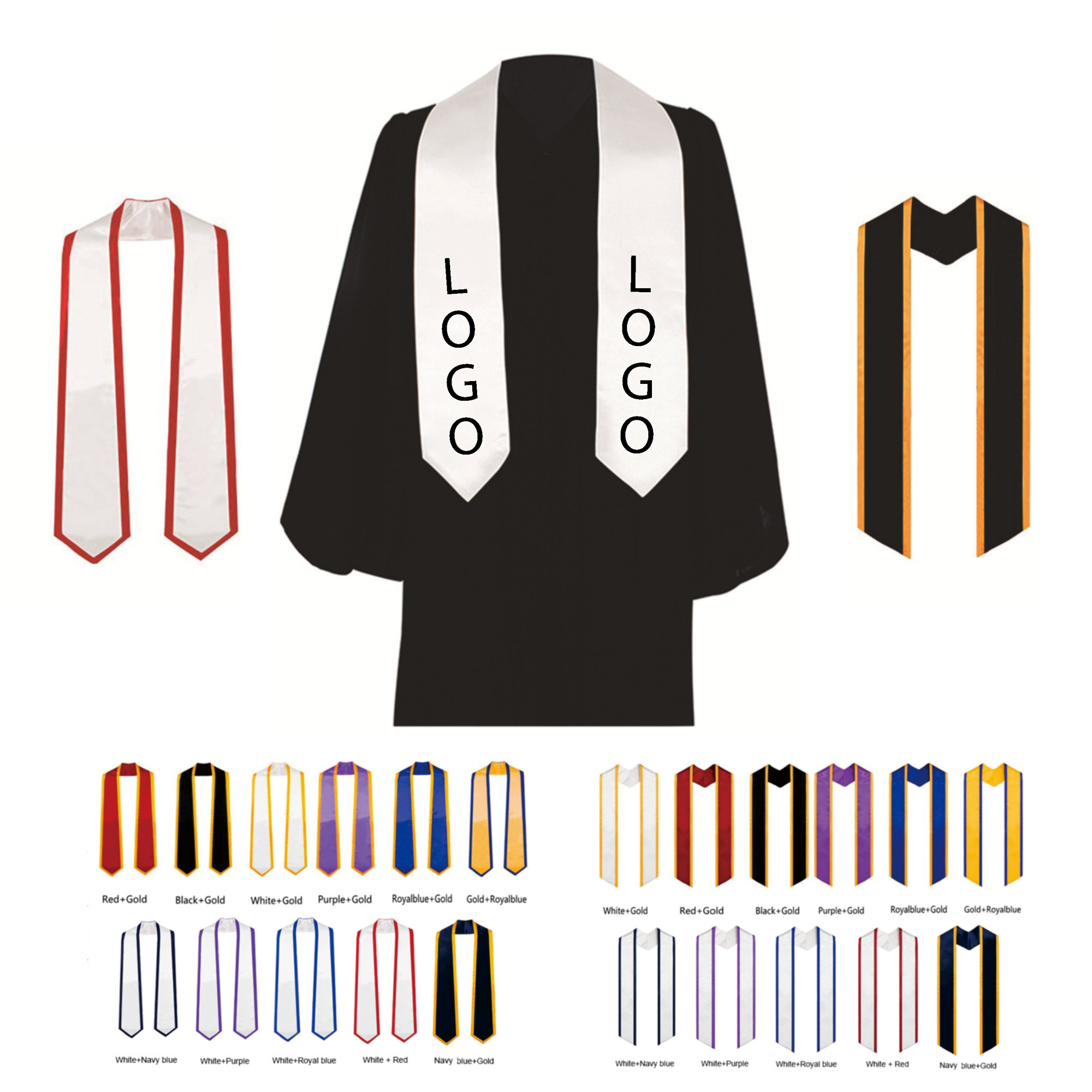 Custom 60 Inch Graduation Stole 3