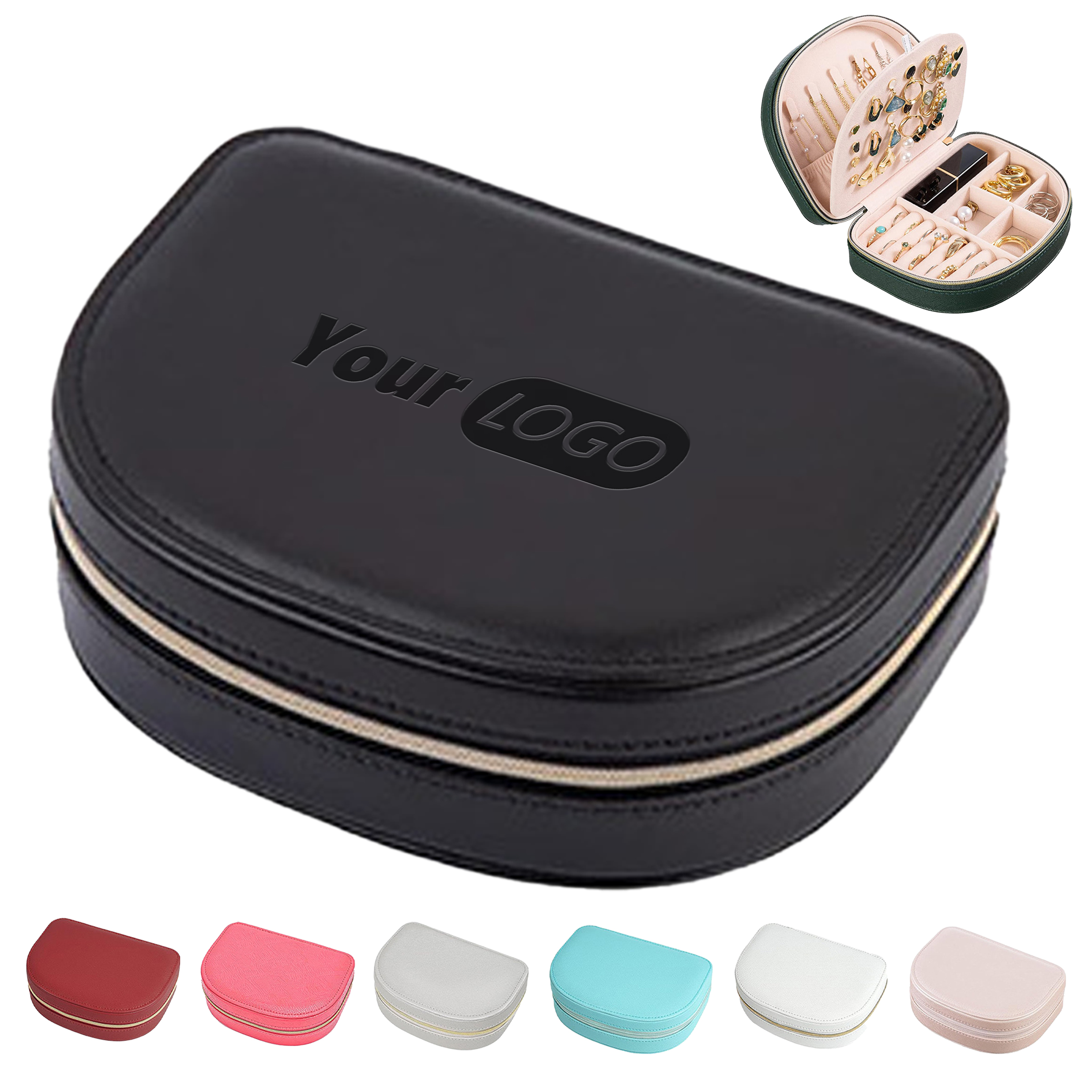 Pu Leather Portable Jewelry Storage Case ?C Protect Your Accessories In Style 3