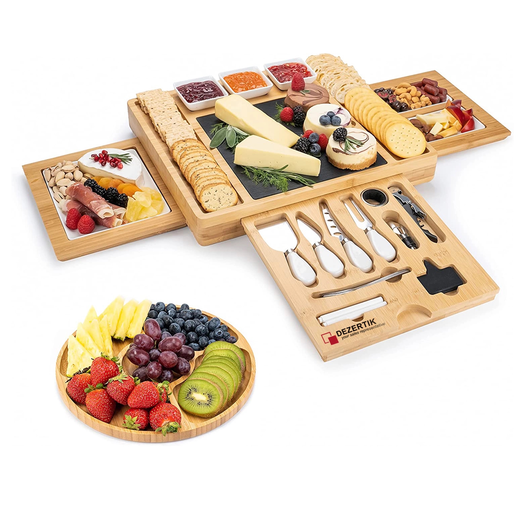 Cheese Board W/ Knife Set 2