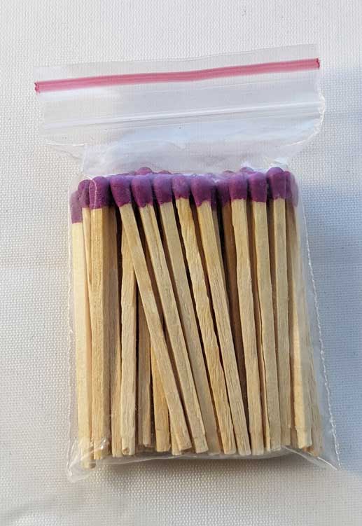 47mm (approx. 2 in.) Bulk Wooden Match Sticks - (approx)50 ct. bags 7