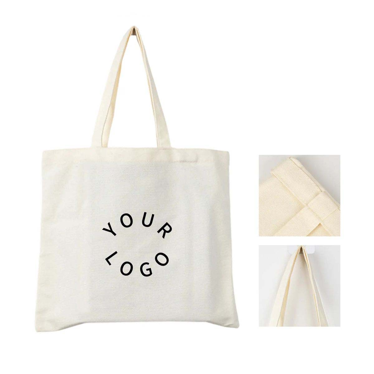 Canvas Tote Bag Reusable and Durable, custom tote bag with logo imprint 3