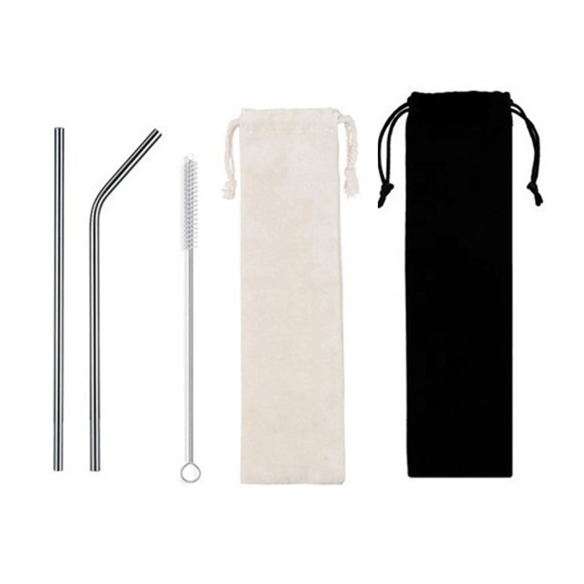 3 In 1 Reusable Stainless Steel Straw Set 8