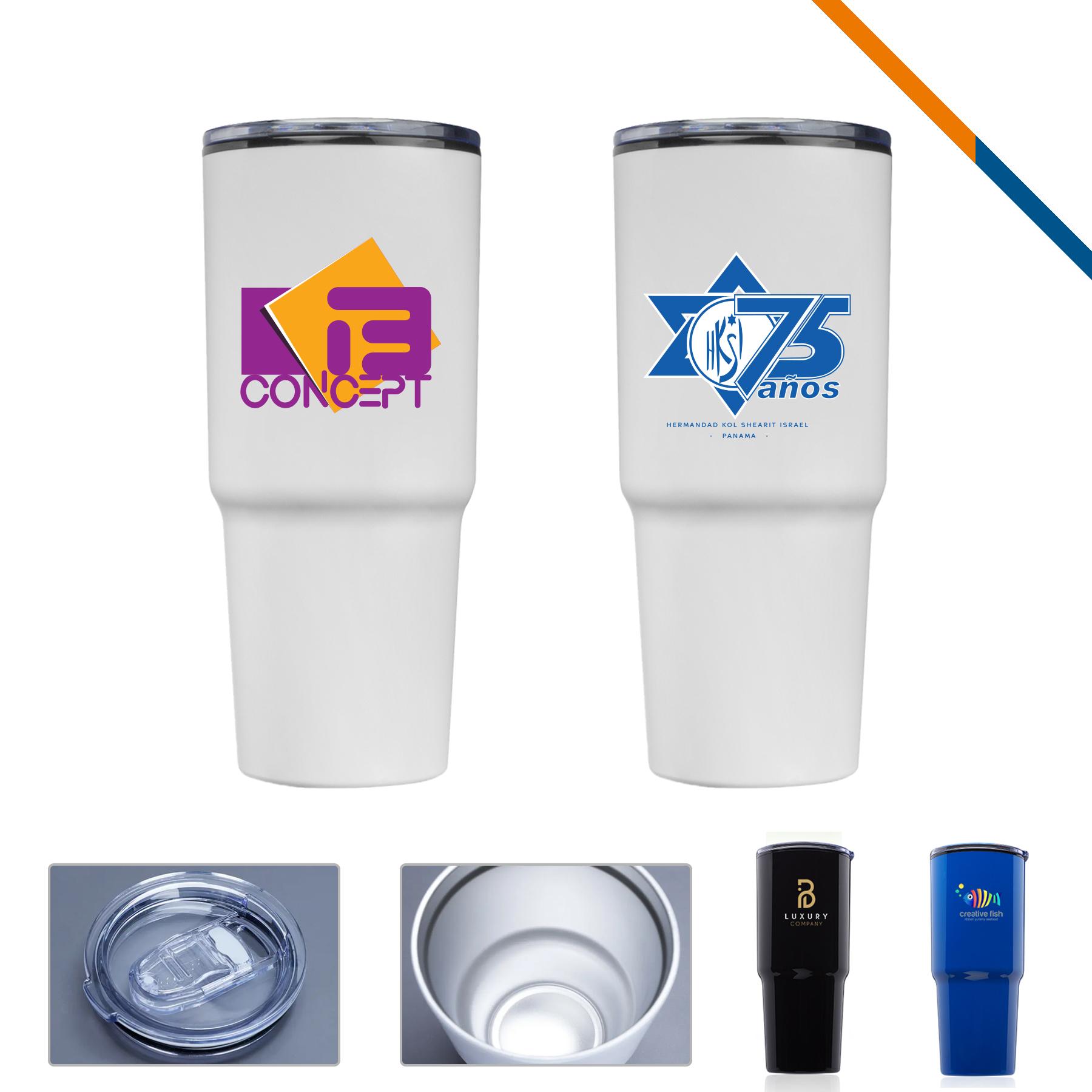 Saven Plastic Travel Mug - 32 OZ. 2